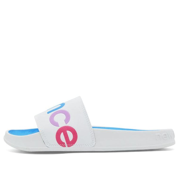 Тапочки 200 series fashion white slippers New Balance, белый