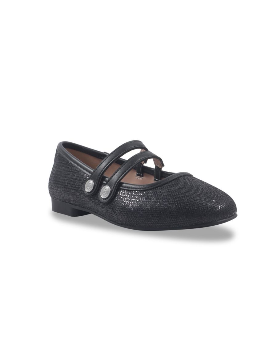 

Балетки Мэри Джейн с двойным ремешком от Little and Big Girls Maeve Button Sam Edelman, Black