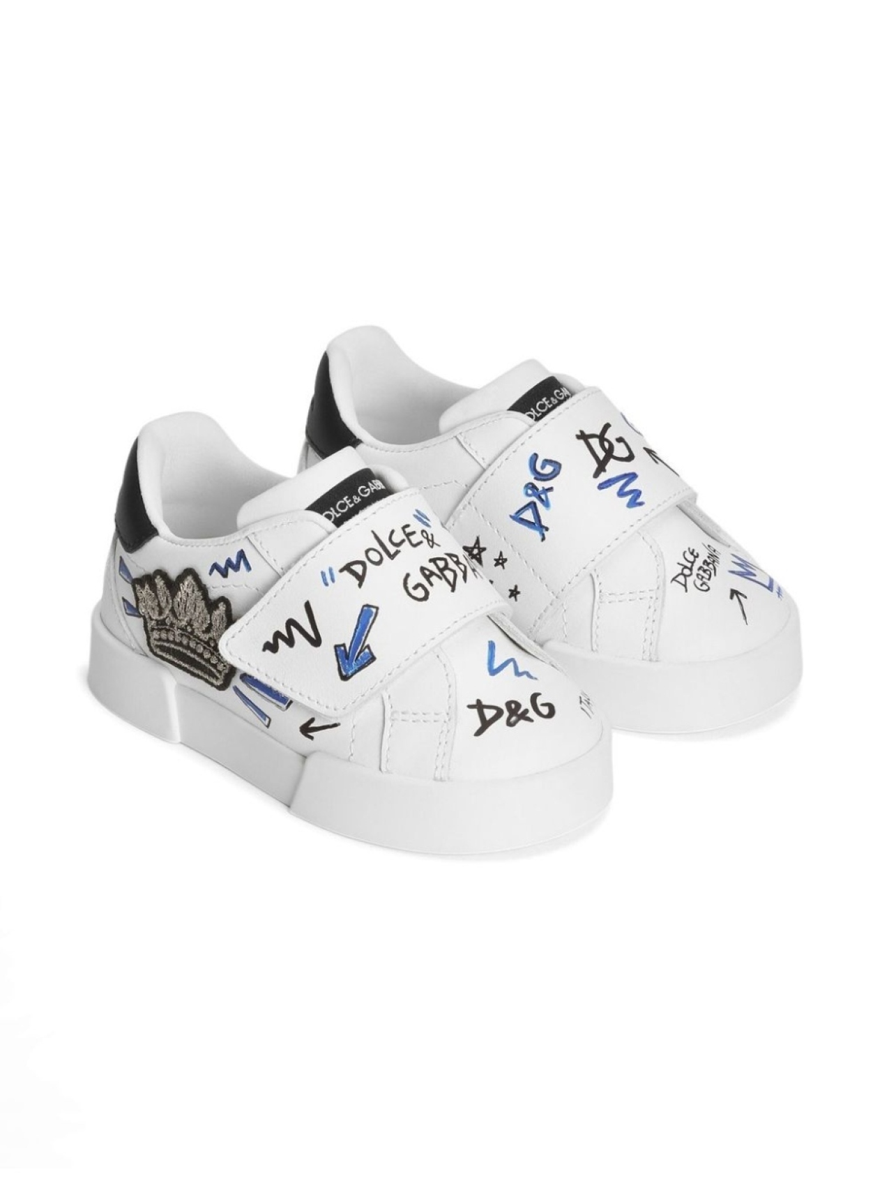 

Dolce & Gabbana Kids кеды Portofino, белый