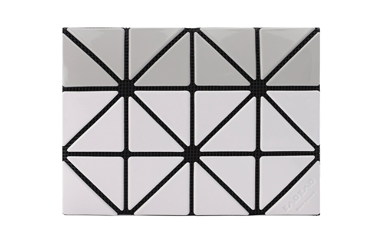 

ISSEY MIYAKE Глянцевый картхолдер из полиэстера унисекс светло-серый и серый