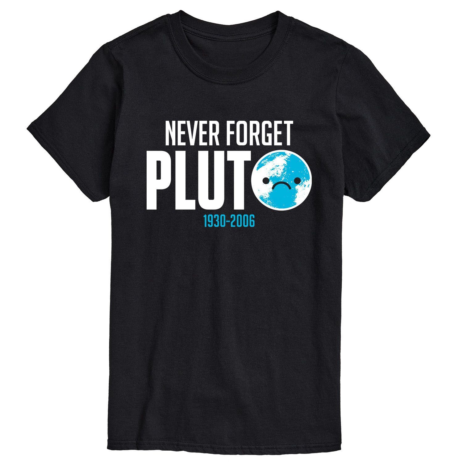 

Мужская футболка Never Forget Pluto Licensed Character