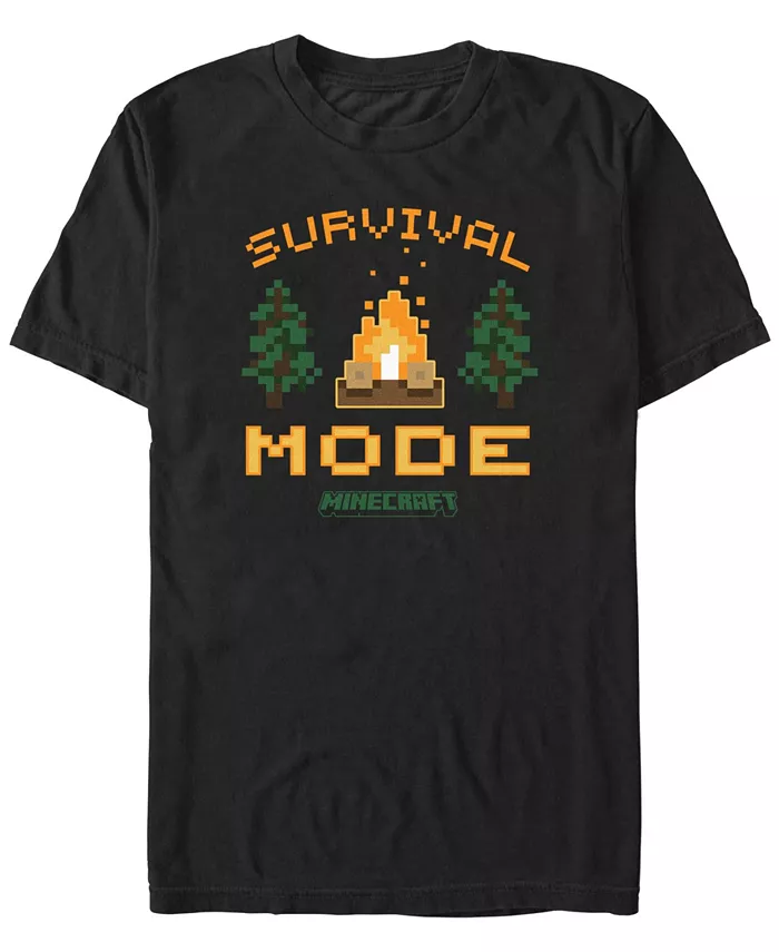 

Мужская футболка с коротким рукавом Camp Fire Survival Fifth Sun, черный