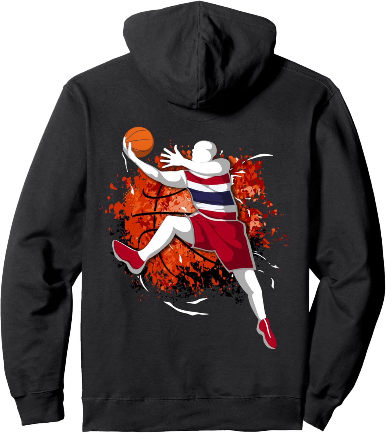 

Сборная Таиланда по баскетболу, флаг Таиланда - Худи для любителей спорта, любителей баскетбола в Таиланде Teeisle Thailand Basketball, черный