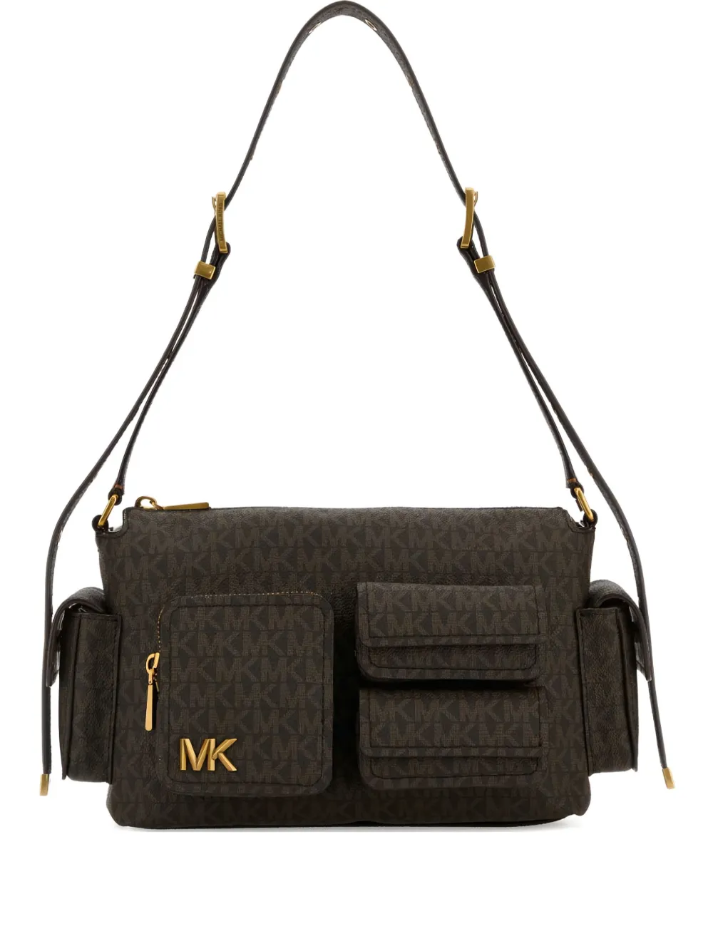 

Сумка через плечо с монограммой Dakota среднего размера Michael Michael Kors, коричневый