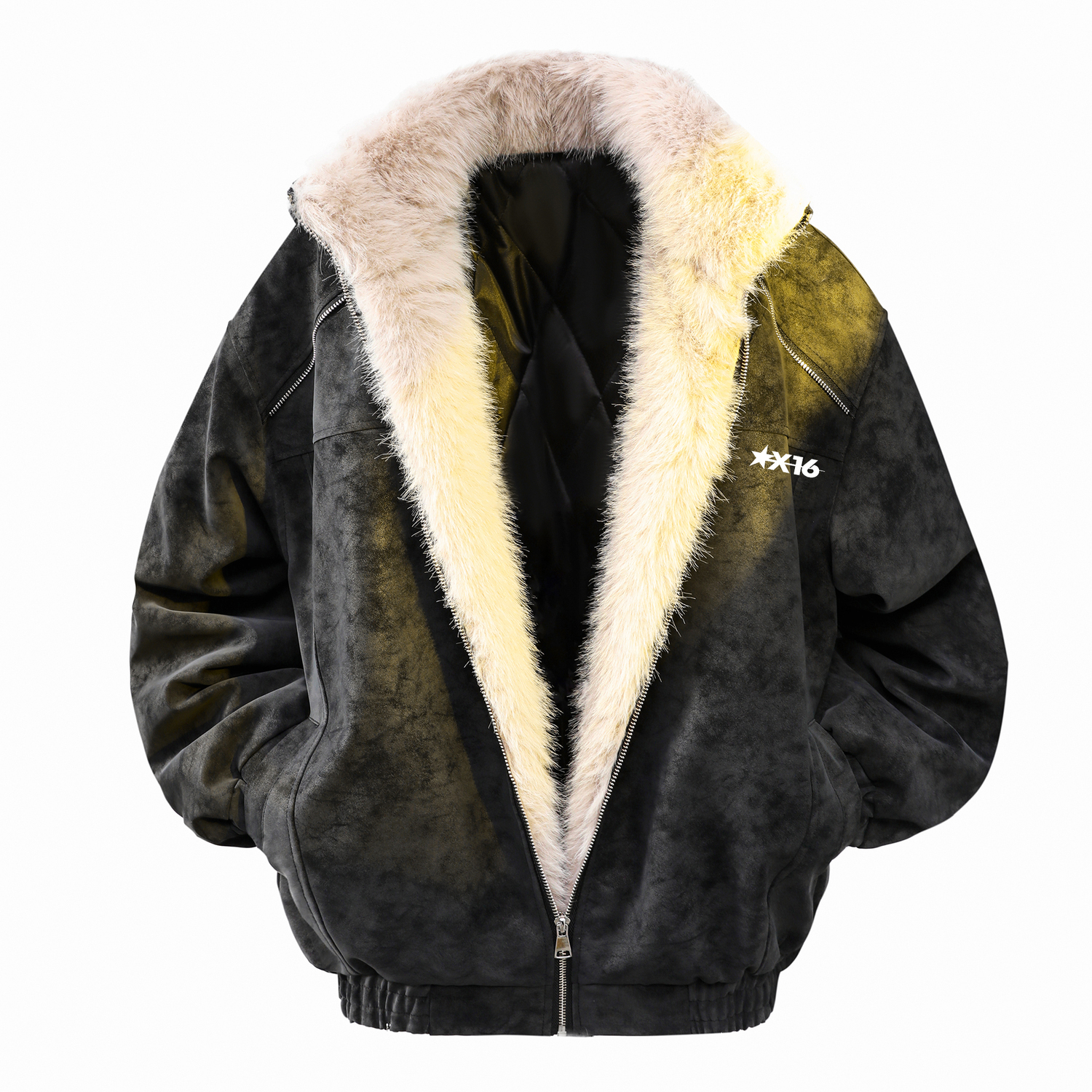 

Пуховик Unisex X1617, черный mountain hawk cotton jacket