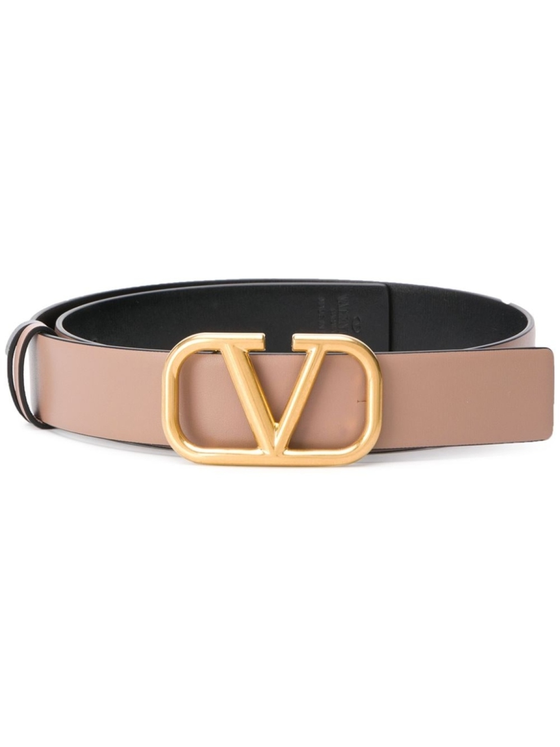 

Valentino Garavani двусторонний ремень с логотипом VLogo Signature, нейтральный цвет