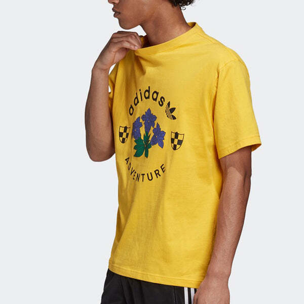 Футболка adidas originals adventure T-shirt 'Yellow', желтый — фото 3