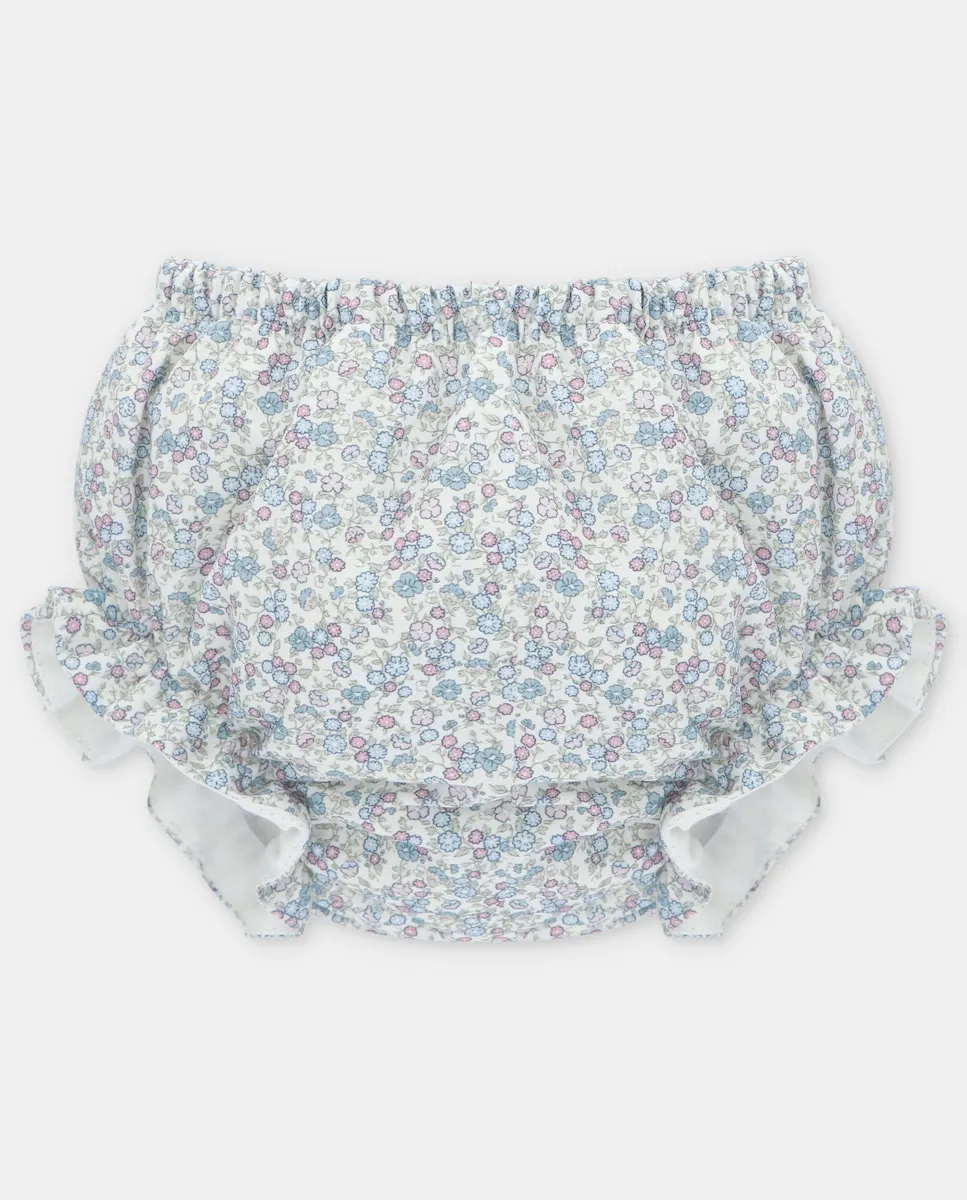 

Детские трусики-подгузник с микропринтом цветов в разноцветной гамме Martín Aranda