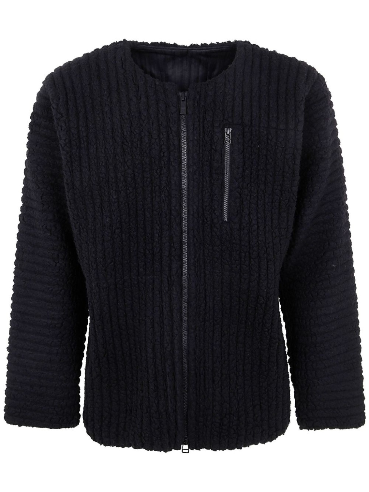 

Homme Plissé Issey Miyake флисовая куртка со складками, черный