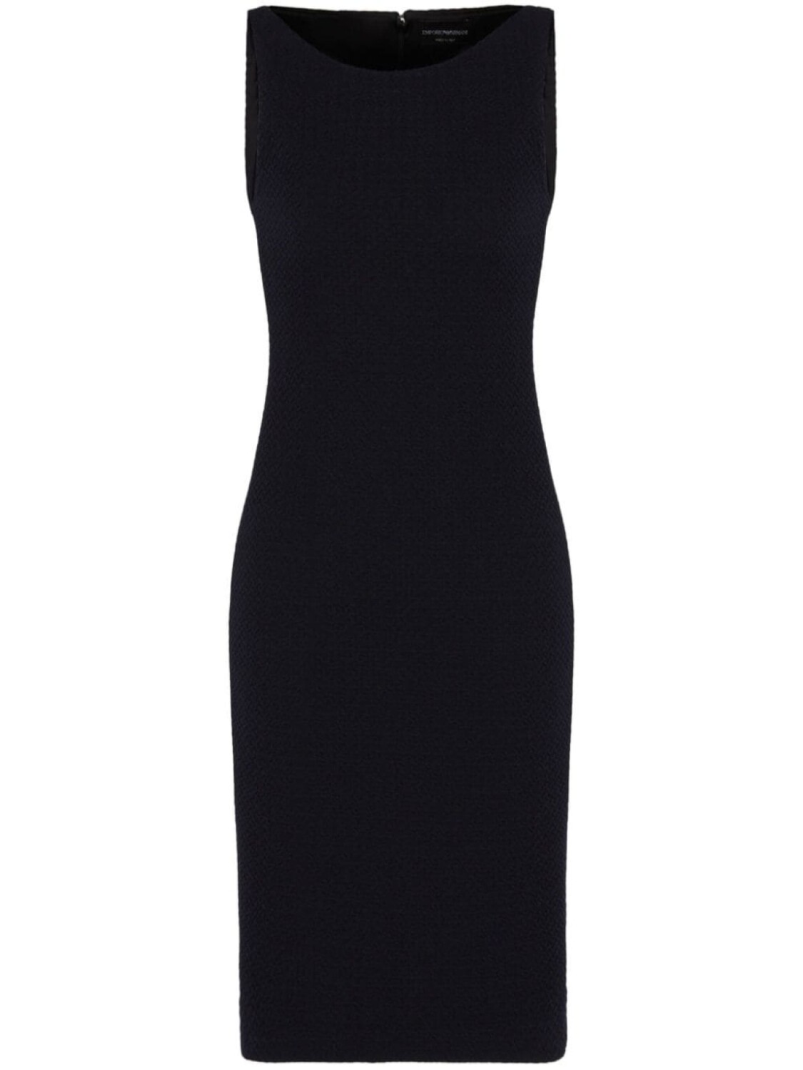 

Emporio Armani трикотажное платье с узором зигзаг, черный