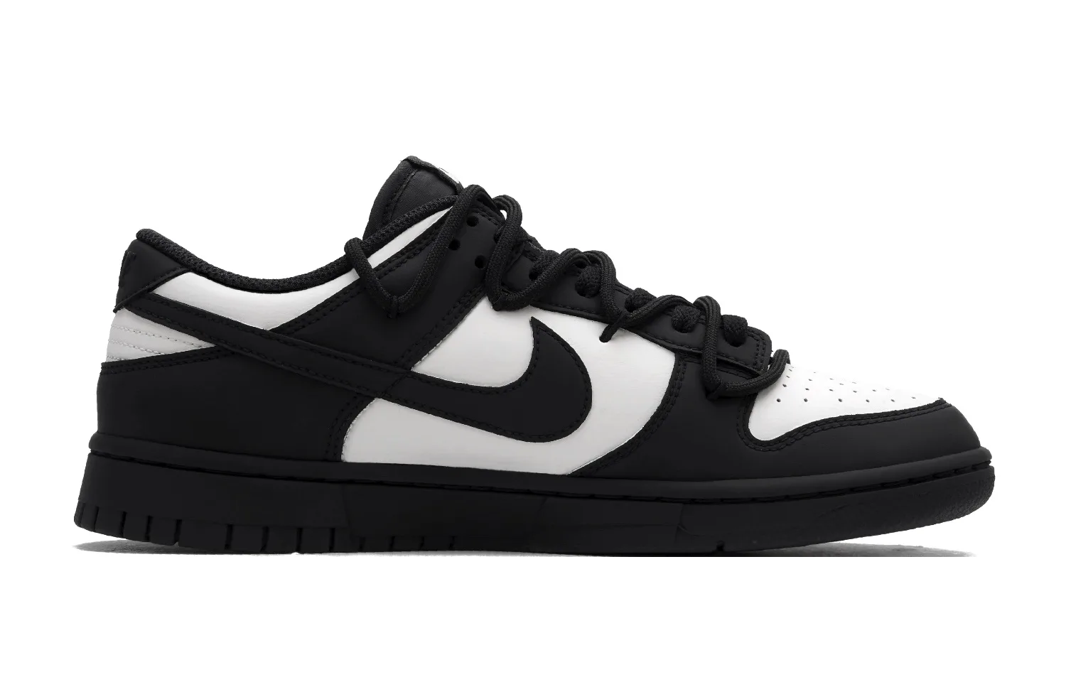 Nike Dunk Black & White Domain Low top Skateboard Shoes мужские черно-белые — фото 3