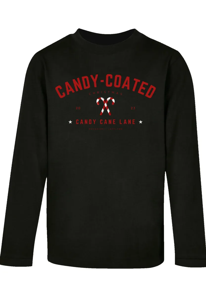 

F4NT4STIC Футболка "Christmas Candy Coated Christmas", Рождество, подарок, логотип, черный