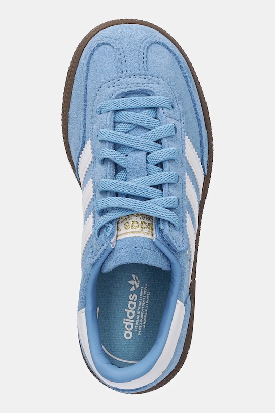Детские замшевые кроссовки Handball Spezial Adidas Originals, синий — фото 4