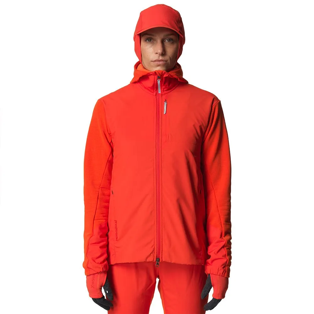 

Толстовка Houdini Moonwalk full zip, красный/оранжевый