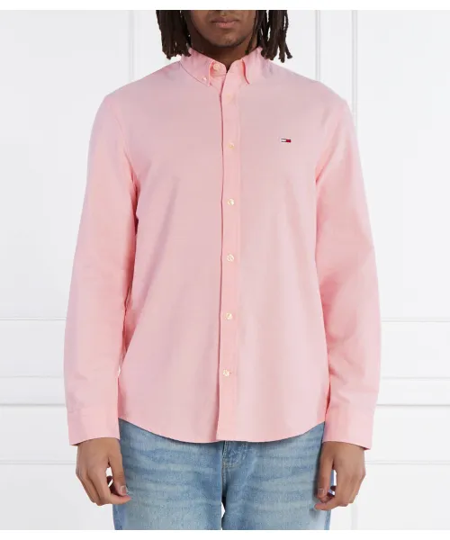 

Рубашка Regular fit Tommy Jeans, розовый