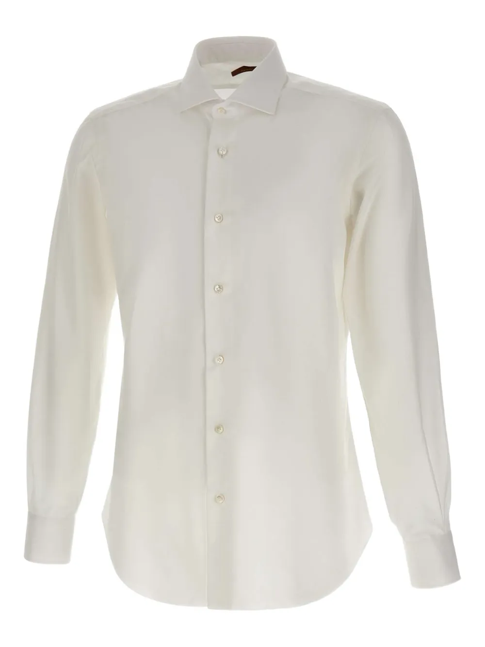 

Рубашка с классическим воротником Barba, белый