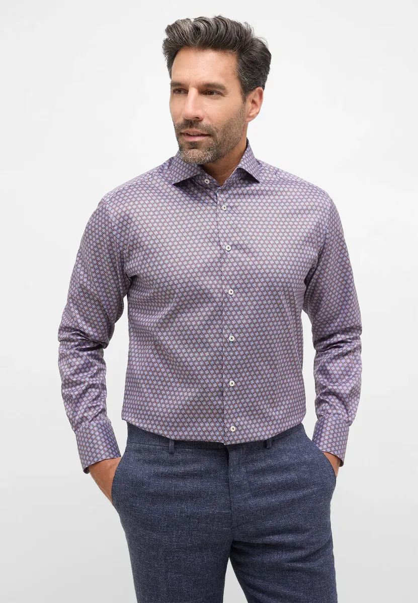 

Рубашка Eterna с длинными рукавами "MODERN FIT", красный