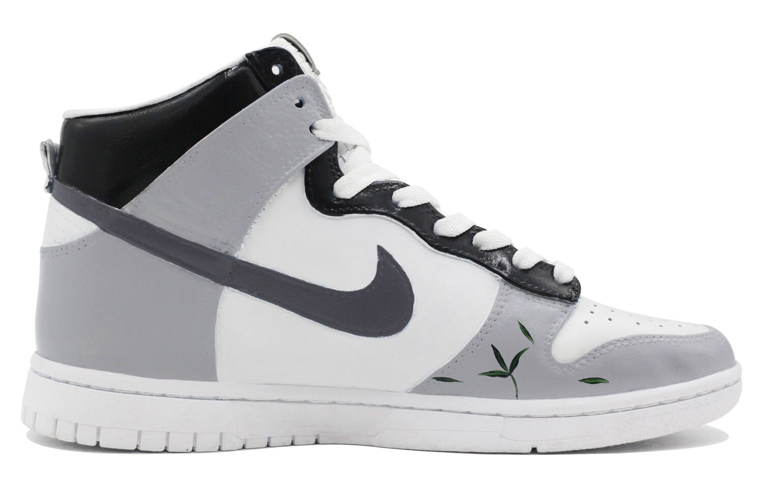 

Кроссовки Nike Dunk Skateboarding Shoes Unisex High-top Black/White, черный