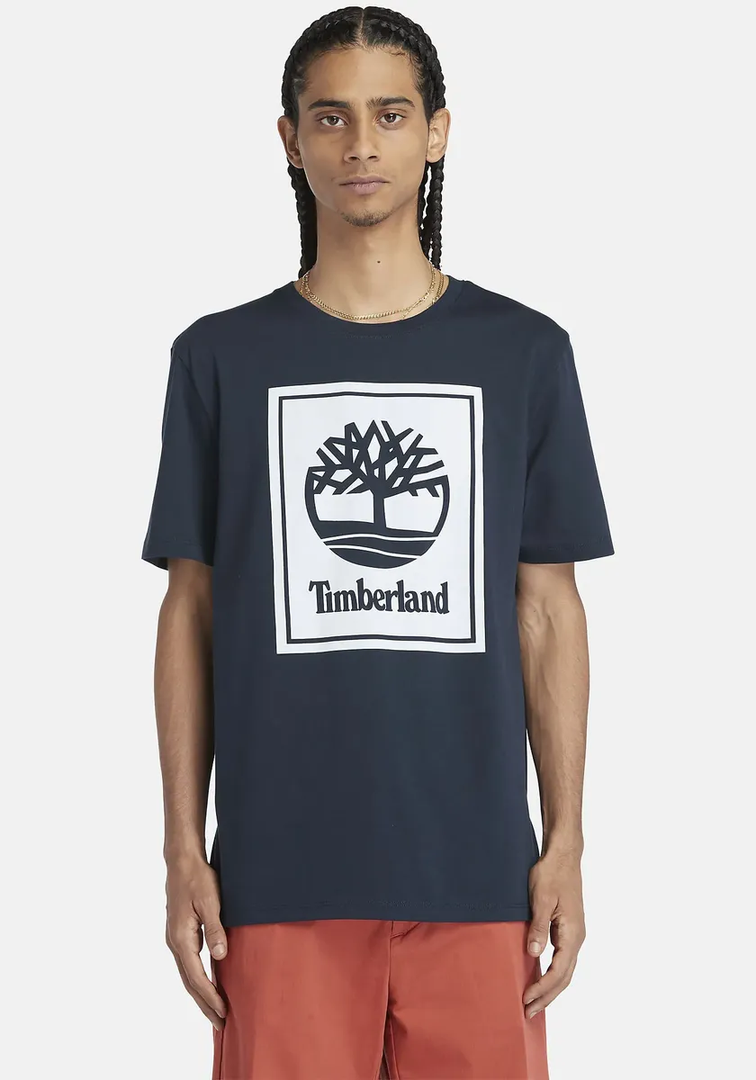 

Футболка Timberland "Футболка с коротким рукавом STACK LOGO", цвет Dark Sapphire