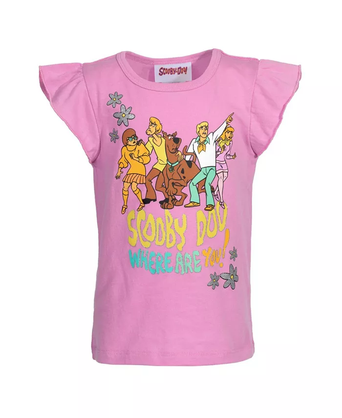 

Футболка для девочек Toddler Scooby Doo, фиолетовый