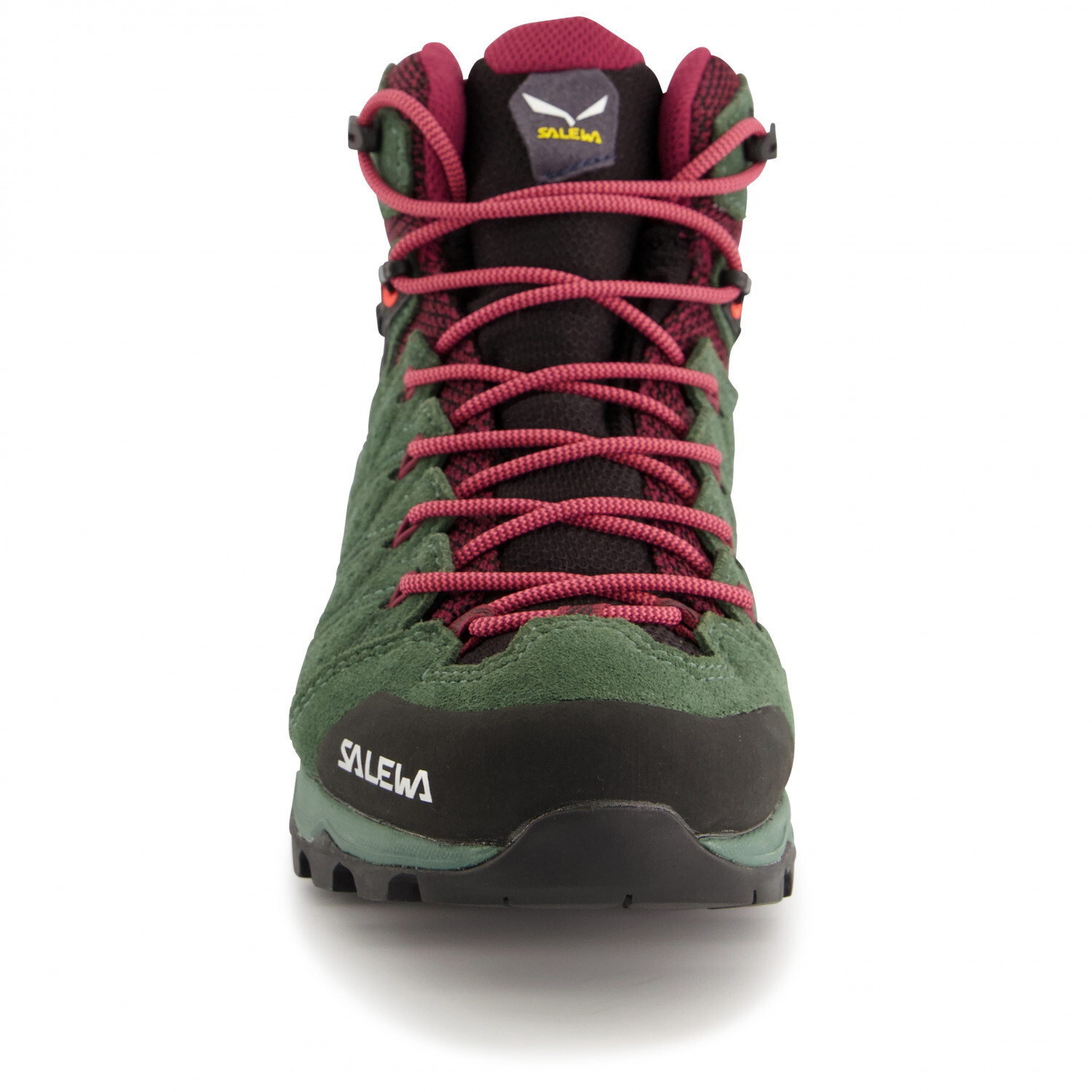 Ботинки для прогулки Salewa Women's Alp Mate Mid WP, цвет Duck Green/Rhododendon — фото 3