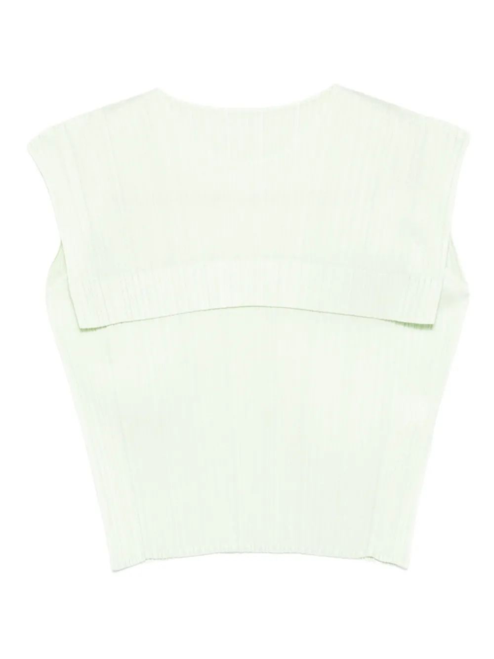 

Блузка со вставками Pleats Please Issey Miyake, зеленый