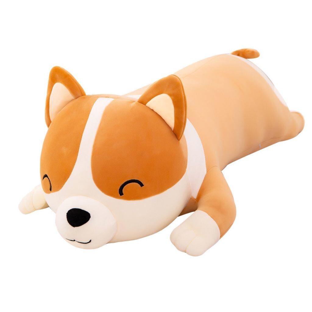 

Собака корги, большая гигантская плюшевая игрушка Squishmallow, мягкая подушка, плюшевая игрушка 60 см yozhiqu
