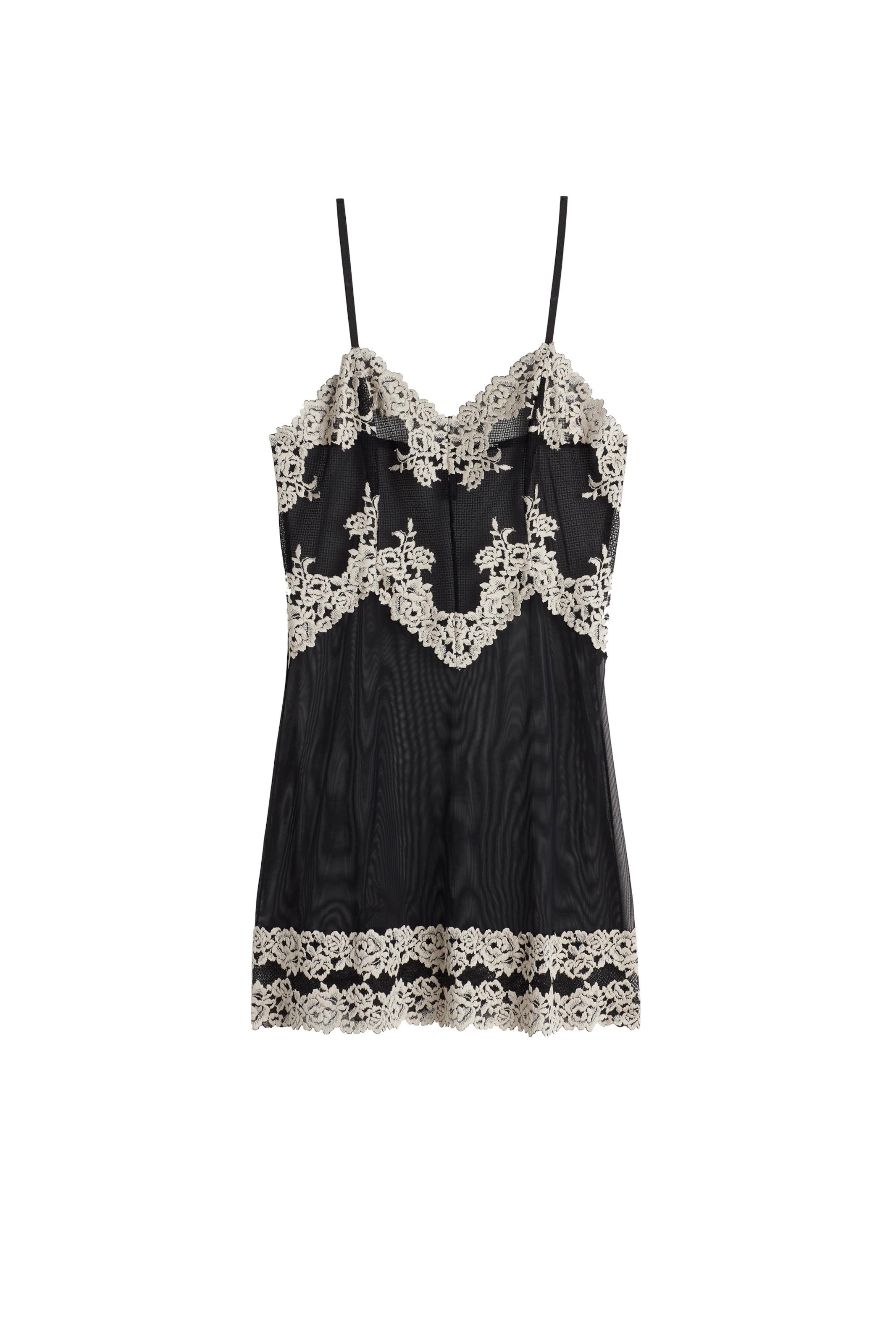 

INTIMISSIMI Пеньюар 'Pretty Flowers' в черном цвете