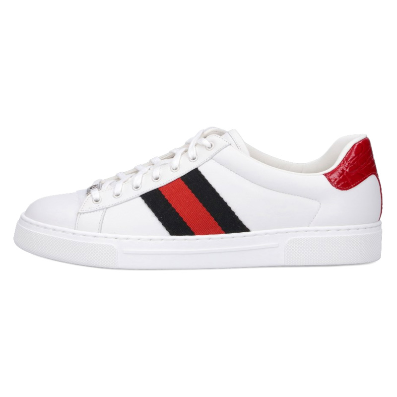 

Кроссовки ACE Low-Top для скейтбординга мужские белые красные GUCCI