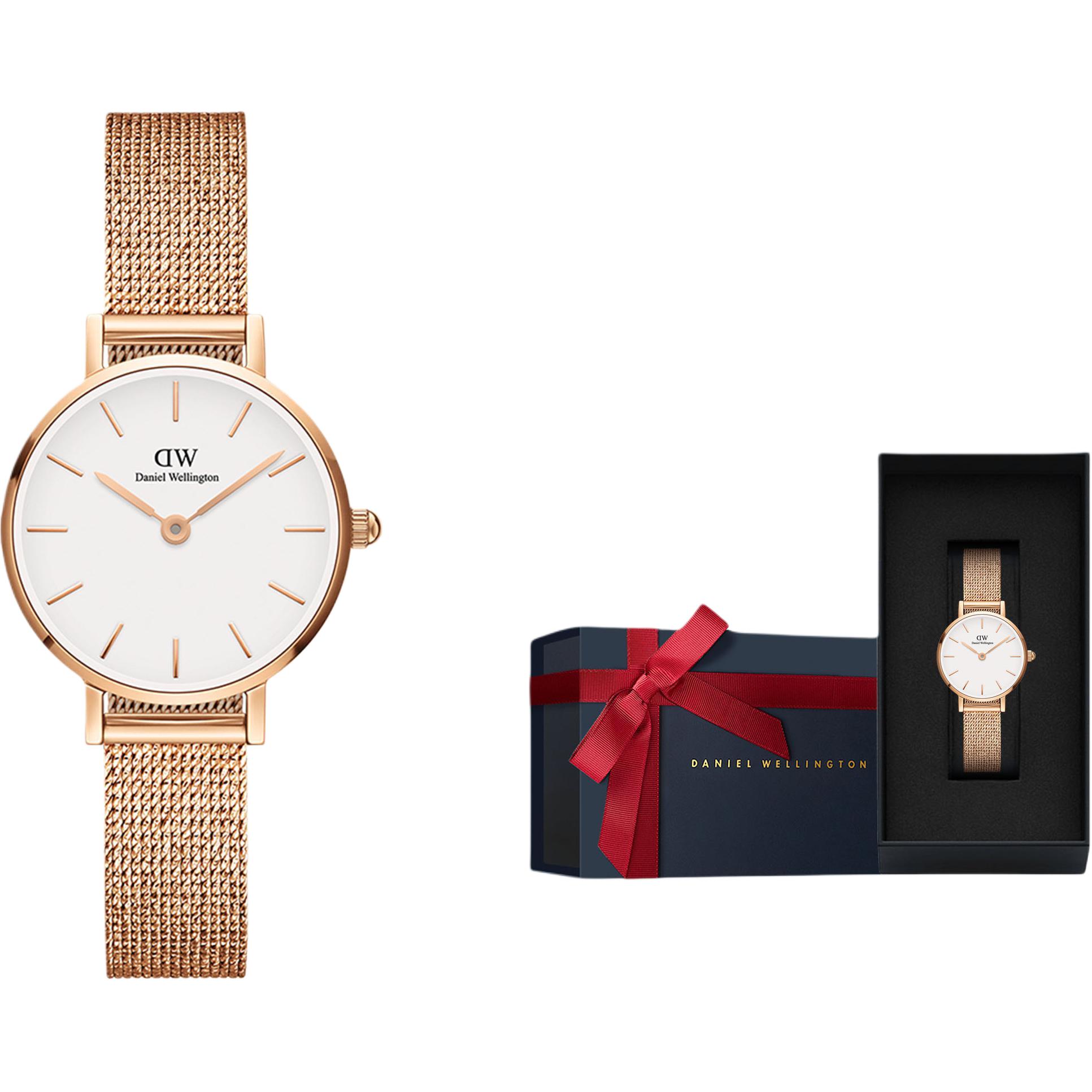 

DW/DanielWellington Часы Daniel Wellington PETITE Collection Wrist Watch Quartz Movement Stainless Steel Watchband White Dial Women's Watch