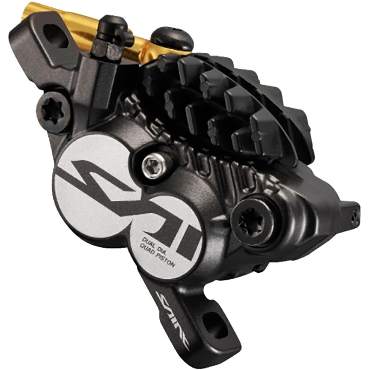 

Saint br-m820 тормозной суппорт Shimano, цвет black/gold