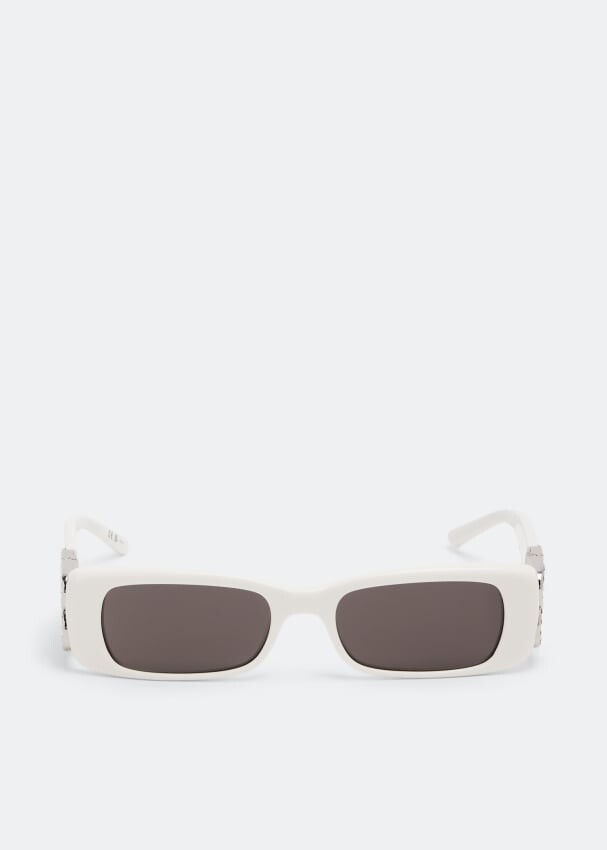 

Солнцезащитные очки Balenciaga Dynasty Rectangle, белый