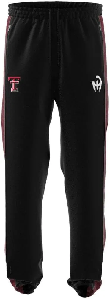Брюки треккерские Adidas Men's Mahomes, Black/Ncaa-Txt-7tb, 3X-Large