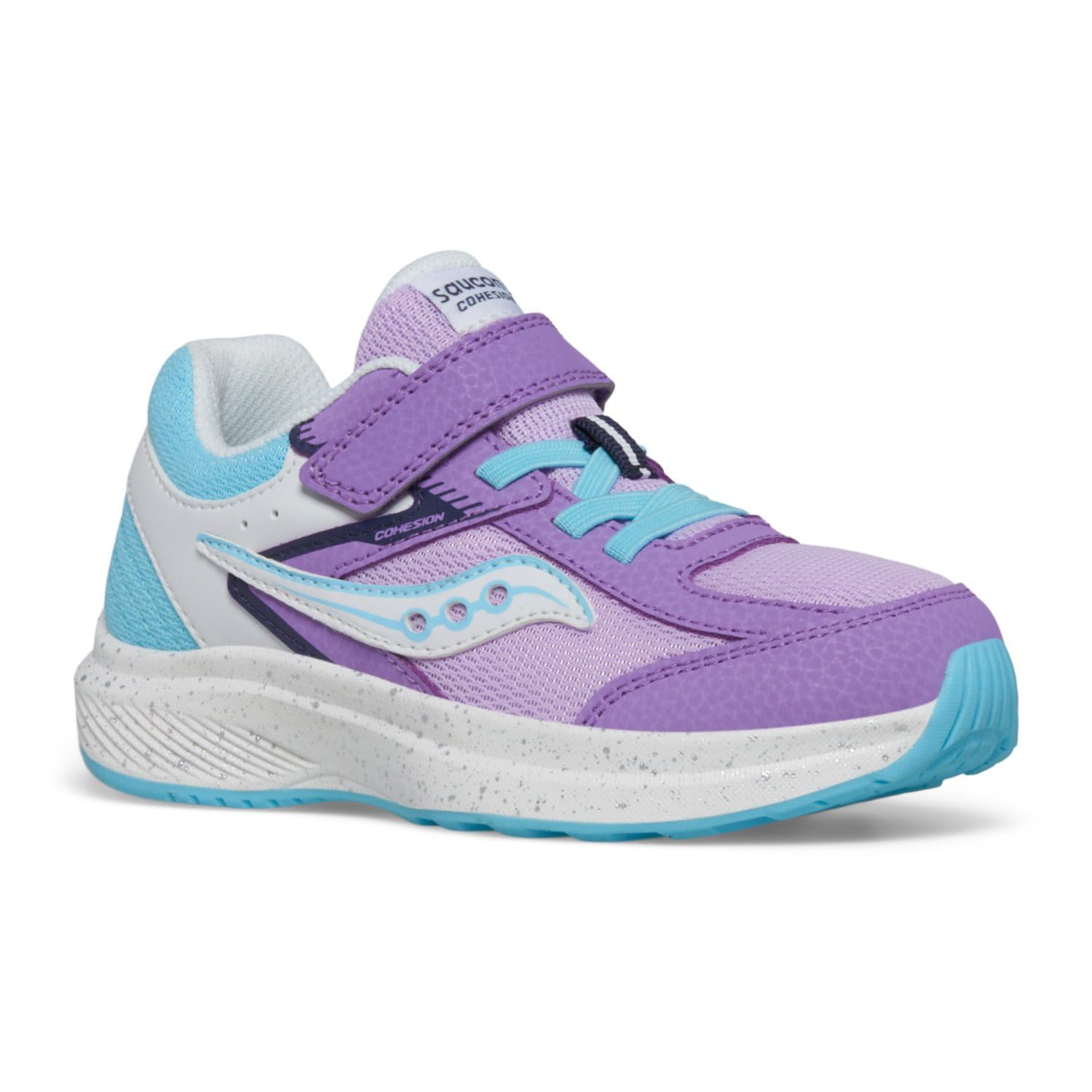 

Кроссовки Saucony Kids Cohesion Kdz A/C Sneakers, Purple/Blue