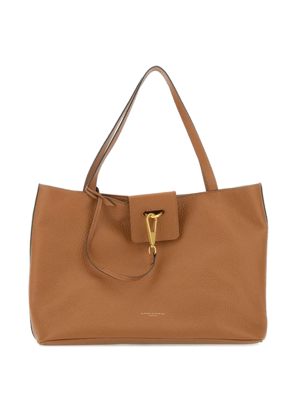 

Кожаная сумка-тоут GIANNI CHIARINI, коричневый