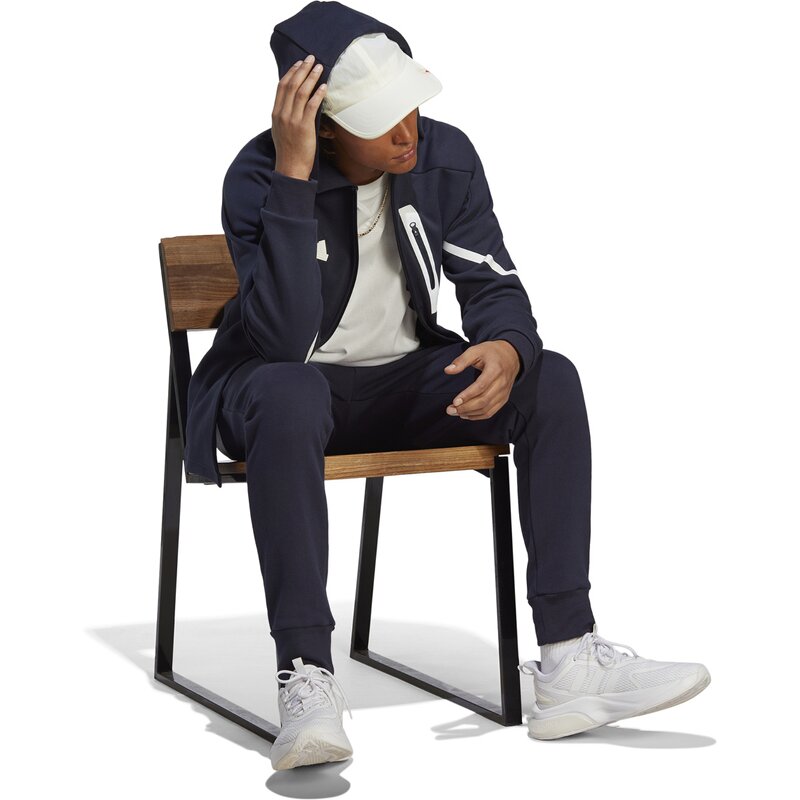 Hooded sweatshirt m d4gmdy fzhd Adidas, цвет legink — фото 4