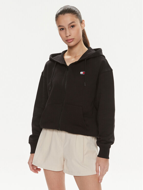 

Толстовка свободного кроя Tommy Jeans, черный