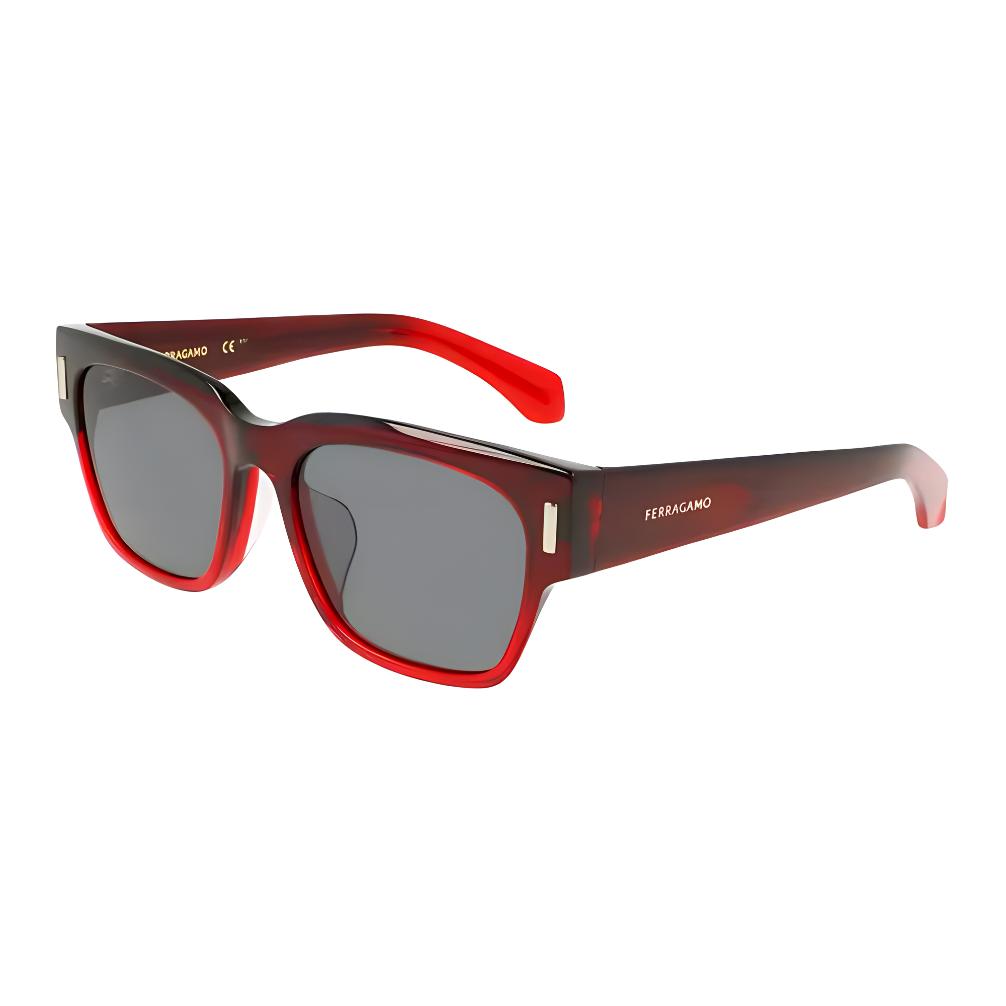 

Ferragamo Неправильной формы унисекс солнцезащитные очки красные, Red