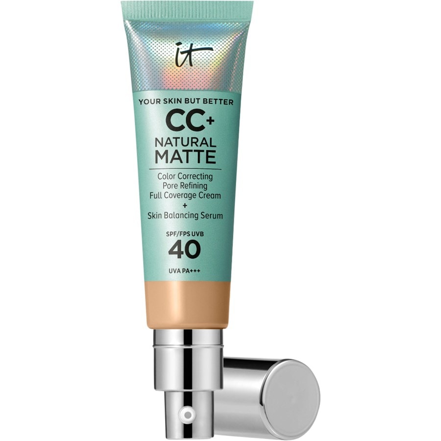 

Тональная основа it Cosmetics Your Skin But Better CC+ Cream Natural Matte SPF 40, Medium Tan / 32 ml