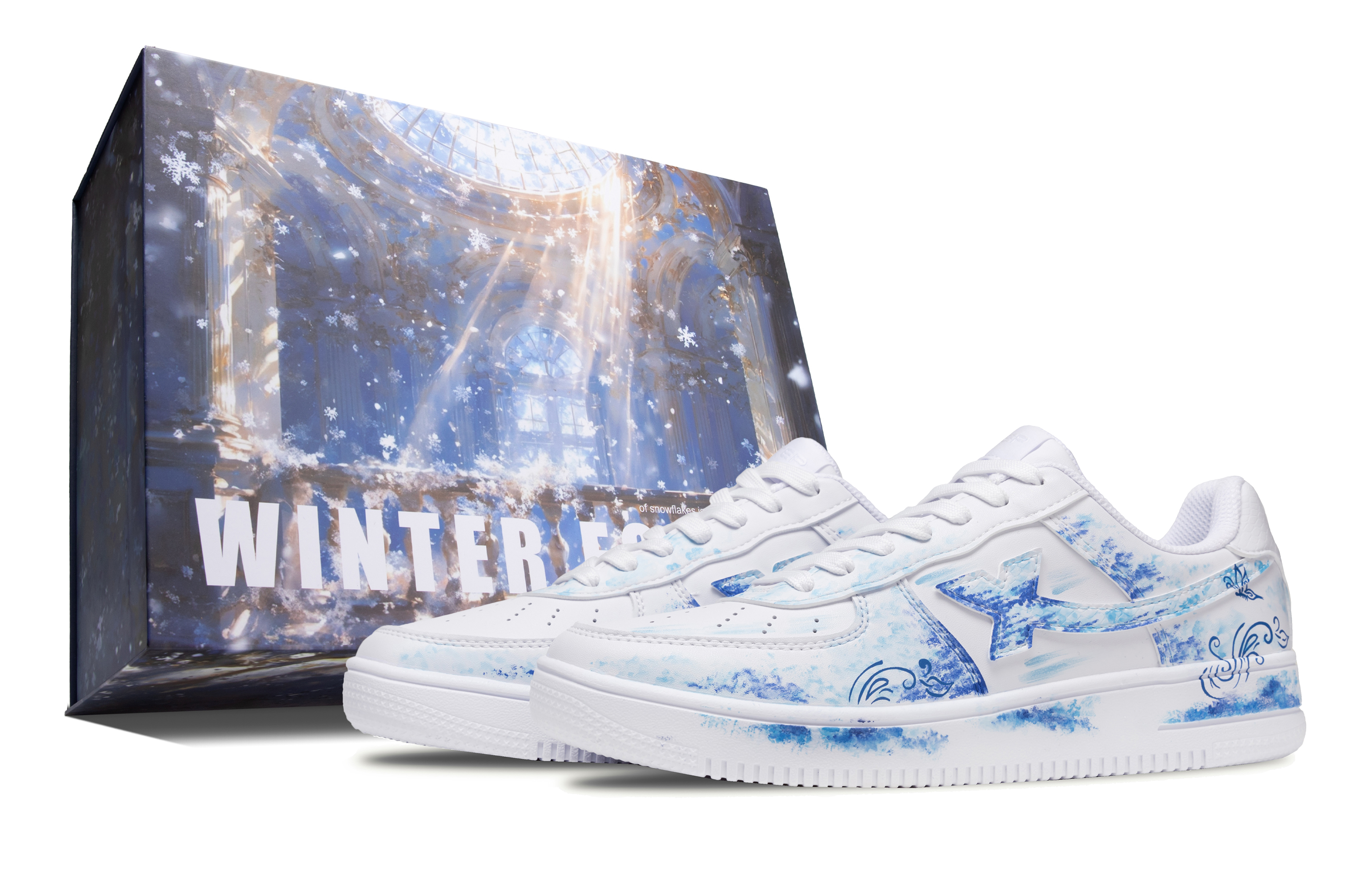 

XTEP Кроссовки Air Force One с низким верхом для скейтборда, износостойкие, противоскользящие, мужские, сине-белые