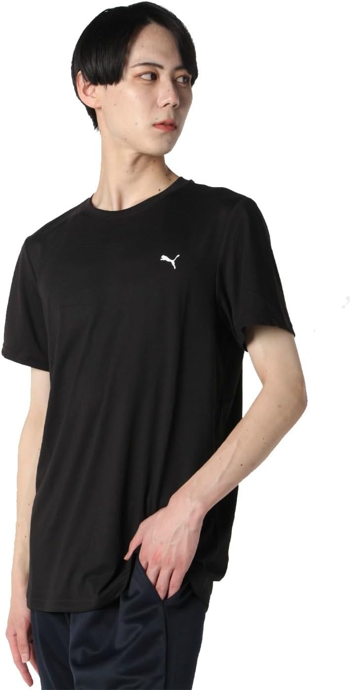 

Мужская футболка PUMA Standard SS (525181) для тренажерного зала, тренировок, спорта и фитнеса, черный