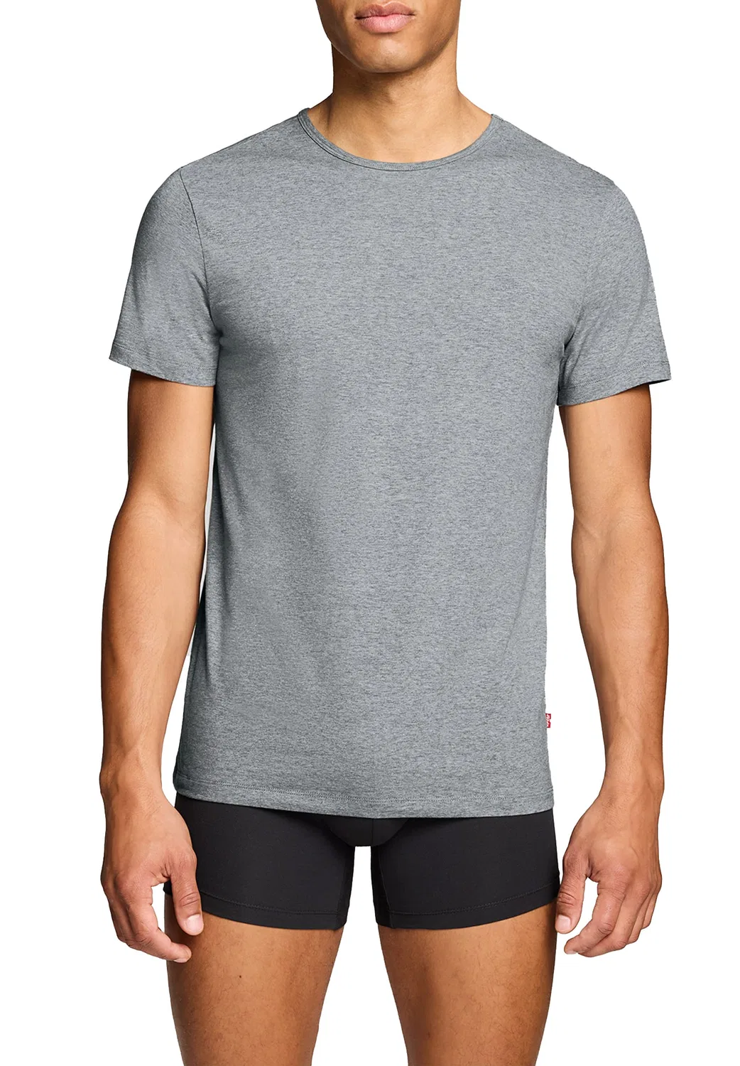 Футболка хлопковая Levi's, navy/grey melange — фото 3