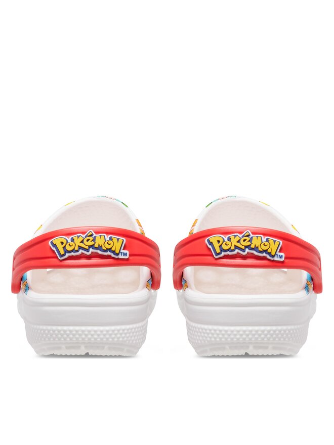 Мюли Crocs Classic Pokemon Clog Kids 207739, белый — фото 3