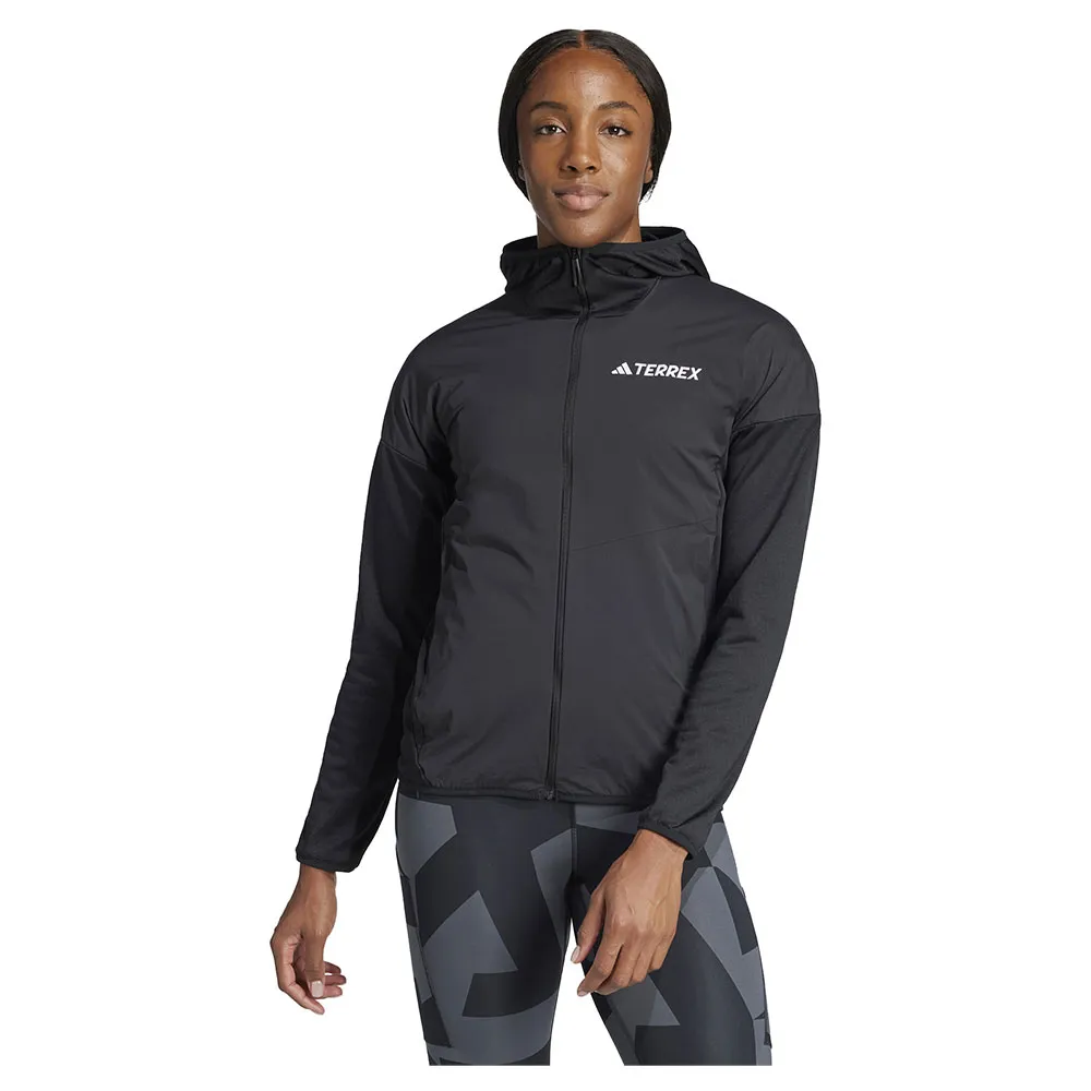 

Флис adidas Terrex Xperior Climawarm+ Wind Light full zip, черный