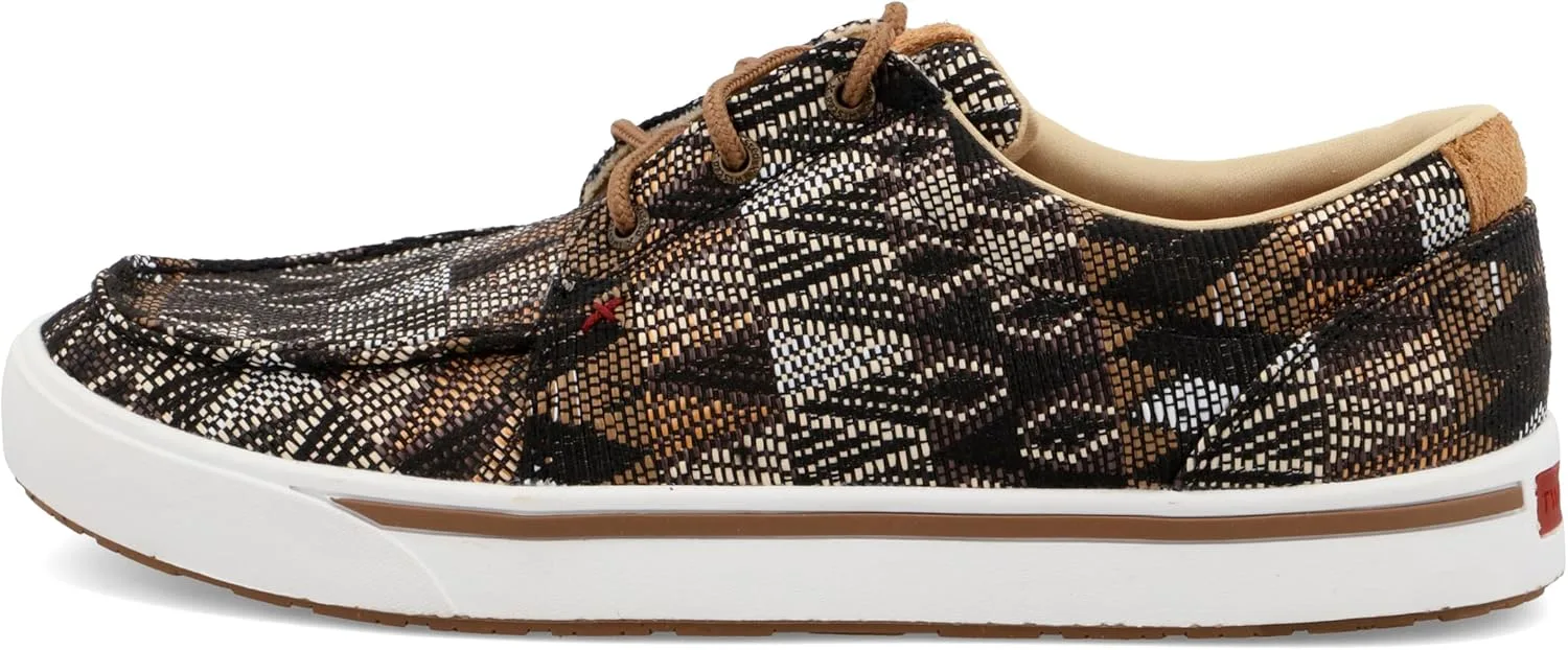Мужские лоферы Twisted X Zero-X Chukka Driving Moc - кожаные лоферы с ручной обработкой натуральной кожи, коричневый — фото 4