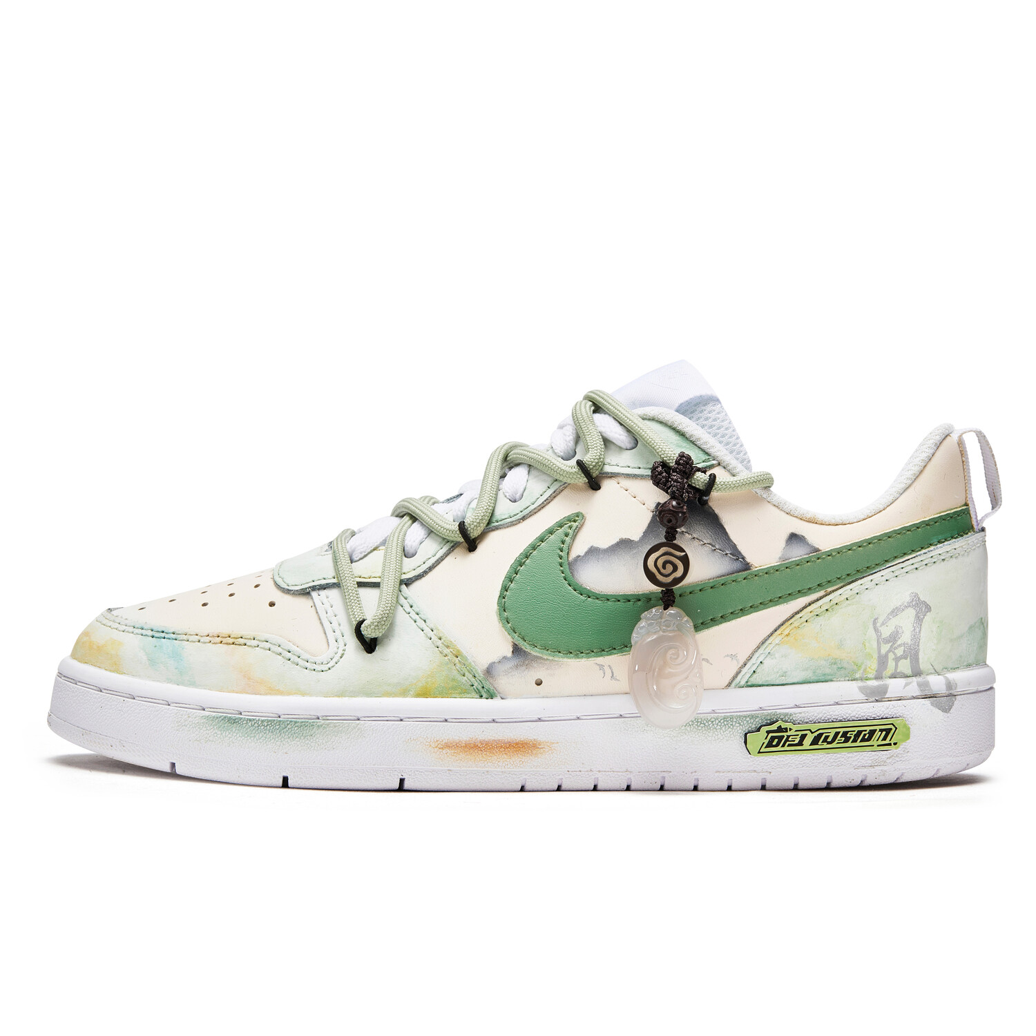 

Кроссовки Nike Court Borough Skateboarding Shoes Women's Low-top Yellow/green, желтый