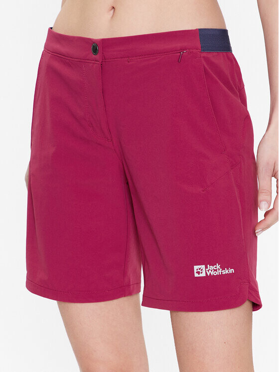 

Спортивные шорты regular fit Jack Wolfskin, бургундия