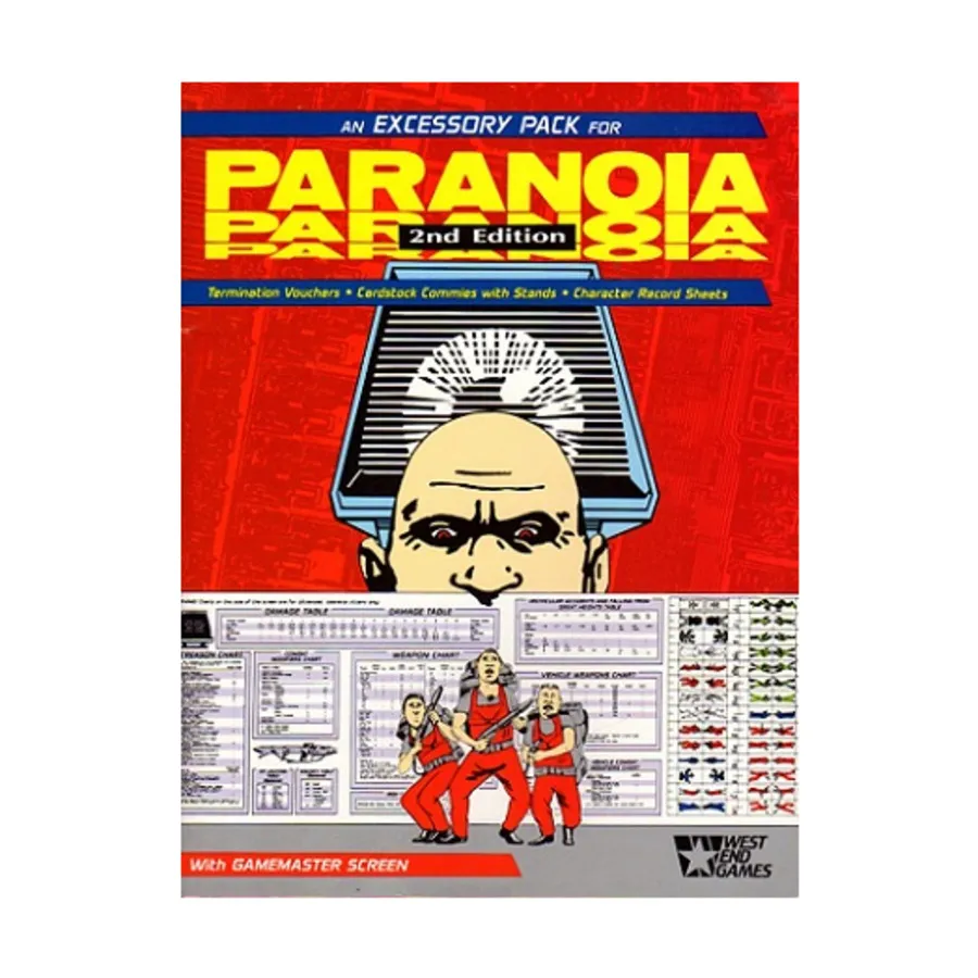 

Дополнительный пакет с экраном GM (2-е издание), Paranoia (2nd Edition)