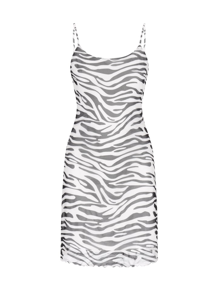 

Платье до колена myMo ROCKS, цвет white black