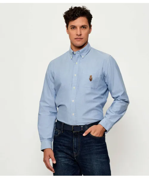 

Рубашка Custom fit Polo Ralph Lauren, синий